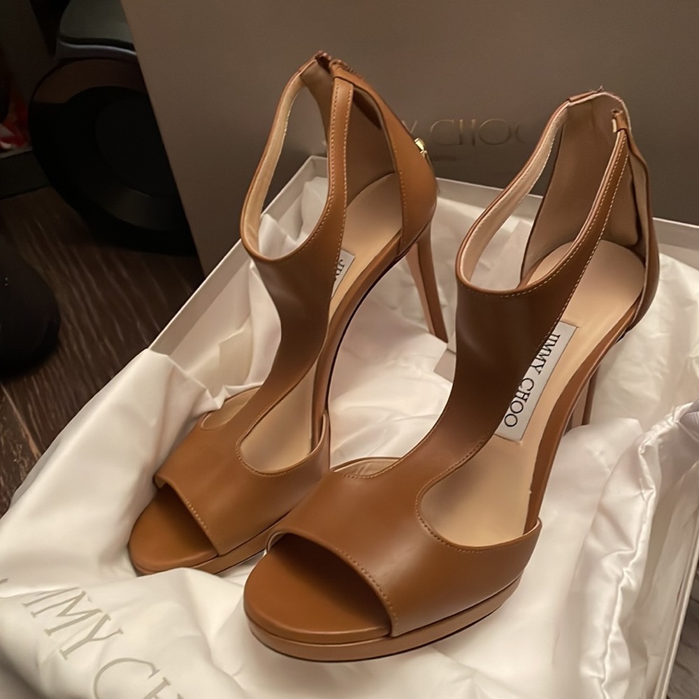 Authentic Jimmy Choo Lana Canyon Pump Sandals size 37